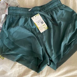 Halara drawstring shorts with mesh edge